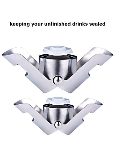 OWO Wine Stoppers, Prosecco Wine & Champagne Stoppers, Wine Saver, Bottle Sealer Keeps Wine Fresh, Keeps any Bottle of Bubbly as Fresh the Day it was Popped! by OWO - Thumbnail 5