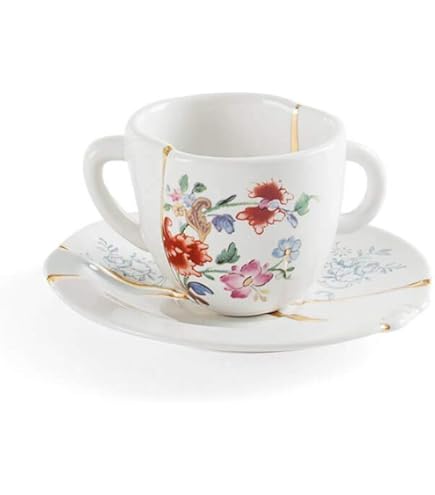 Amazon.com | Seletti I-Wares Coffee Set with Coloured Handle