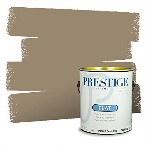 PRESTIGE Paints Interior Paint and Primer In One, 1-Gallon, Flat, Comparable Ma…