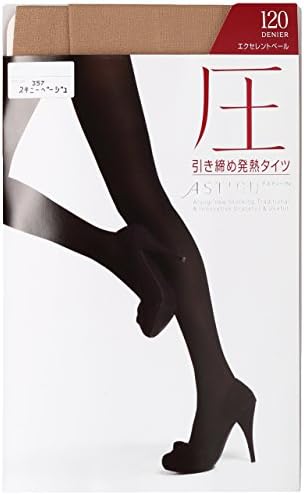 [アツギ] タイツ ASTIGU(アスティーグ) 【圧】 引き締め発熱タイツ 120デニール 3足セット レディース FP1112-3