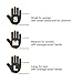 Tagvo Aquatic Gloves for Helping Upper Body Resistance, Webbed Swim Gloves with Velcro Strap, Well Stitching, No Fading, Sizes for Men Women Adult Children Aquatic Fitness Water Resistance Training