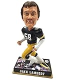 NFL Pittsburgh Steelers Lambert J. #58 Retired Player Bobble Sports Fan Home Decor, Black, 8