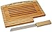 Rite Lite LTD CBT-5 Bamboo Challah Board with Removable Insert and Matching Knife, Brown