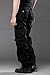 DUNKINBO Mens Casual Outdoor Army Camo Cargo Pants Hunting BDU Combat Work Pants Black 32 ¡­
