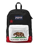 Classic Jansport Superbreak Backpack (Red New California Republic (T50109P))