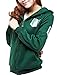 Eva's Eye Attack on Titan Shingeki No Kyojin the Survey Corps Eren Cosplay Hoodie Blouse Green Small