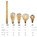 GOENDR Edison Bulb A19, Vintage Incandescent Light Bulbs - 60 Watt, Dimmable 2700K Warm Amber, E26/E27 Base, Squirrel Cage Filament - Antique Decor for Home, Table Lamp, Restaurant, 4Pack