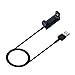 EXMRAT Compatible with Garmin Vivoactive HR Charger, Replacement Charging Cable Charger Clip for Garmin Vivoactive HR GPS Smart Watch (Black)