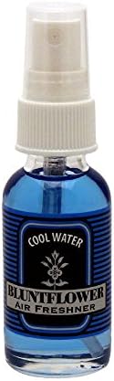 Blunt Flower Glass Bottle Oil Based Concentrated Air Freshener & Oil Burner, Cool Water, 1 oz