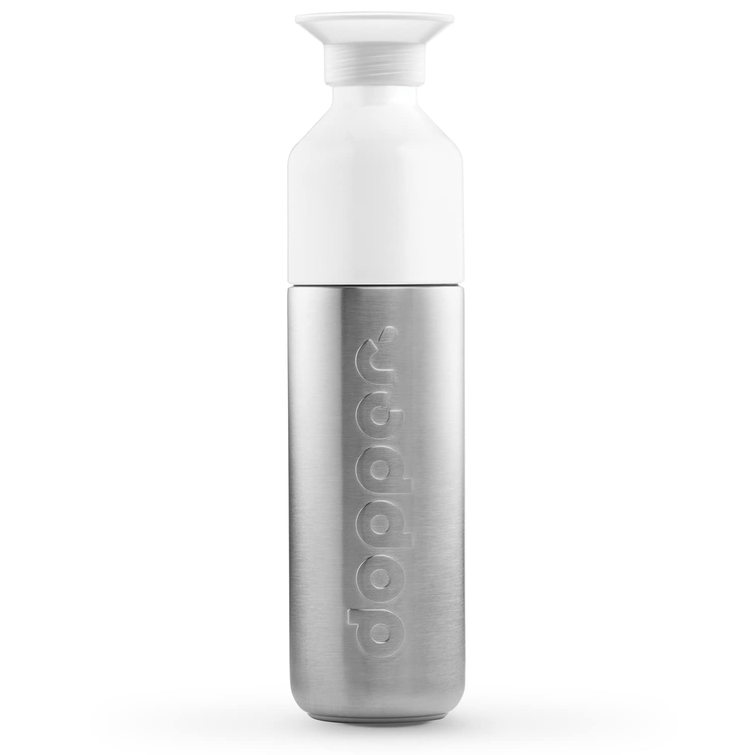 Dopper Steel drinking bottle 490ml - stainless steel water bottle - BPA free water bottle, 18/8 stainless steel, leakproof - sports bottle for sports, outdoor & office — image 1
