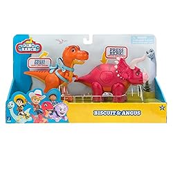 Dino Ranch Deluxe Dino 2-Pack - Features Biscuit, a