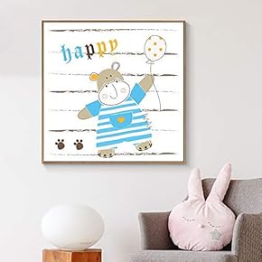 Floating Framed Canvas Wall Art for Living Room, Bedroom Canvas Prints for Home Decoration Ready to Hang - 16x16 inches