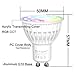 Mi-light Dimmable GU10 4W Led Bulb RGB+CCT LED Spotlight Smart Home Led Light Bulb Lamp Need Controlled by Mi Light wifi ibox/Remote