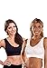 Genie Bra Womens Seamless Wireless Bra, As Seen On TV - 2 Pack (White and Black)- 2X