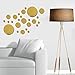 Wall Decals – Wall Décor – Gold Wall Decals – Mirror Wall Stickers – Gold Wall Décor – Circle Mirrors Wall Decor - Wall Stickers – Circle Wall Decals – Polka Dot Wall Decals