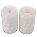 Vkey 1000pcs(500 Pair Sets) 2cm Diameter Sticky Back Coins Self Adhesive Dots Tapes White and Gift Phone Stylus Compatible with Hook Loop