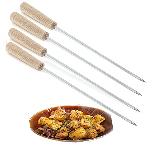 Buy 14.5 inch Stainless Steel Skewers for Barbecue,Steel
