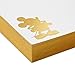 Hallmark Signature Disney Notepad (Gold Mickey Mouse Silhouette)