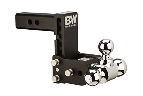 B&W TS30049B Tow & Stow Model 10 Tri-Ball Hitch 1 7/8" x 2" x 2 5/16" for 3" Receivers 7.5" Drop 7" Rise