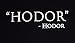 Panoware Men's GOT T-Shirt | Hodor Hodor Thrones
