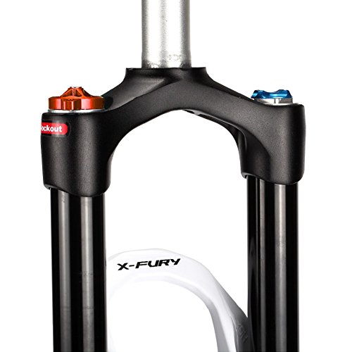 XOSS MTB Front Suspension Forks, Replacement Bike Air Shock Aluminium