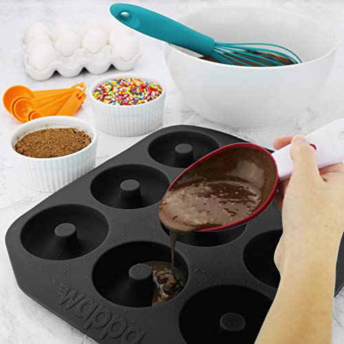 2 Non+Stick+Silicone+Approved+Dishwasher+Doughnut
