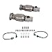 BBK 4021 1-3/4″ Full Length Long Tube High Flow Performance Exhaust Headers System With High Flow Catalytic Converters for Camaro V8, SS, LS3, L99 – Chrome Finishthumb 1