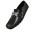 Amali Men's Smooth and Perforated Driving Moccasin Casual Loafer Driving Shoes, Easy Comfortable Slip On