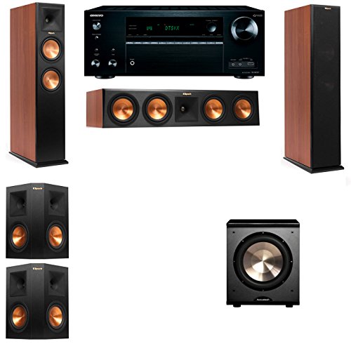 Klipsch RP-250F Tower Speakers CH-PL-200-5.1-Onkyo TX-NR757