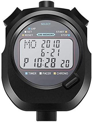 ハンドヘルドデジタル時計デジタルストップウォッチタイマースポーツフィットネスコーチとレフリーのためのハンドヘルドクロノグラフ耐水性ストップウォッチ ランキングtop5 色 図のように サイズ 62x72mm