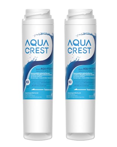 AQUACREST FQSVF Replacement Under Sink Water Filter, NSF 42 Certified, Replacement for GE FQSVF, GXSV65R (1 Set)