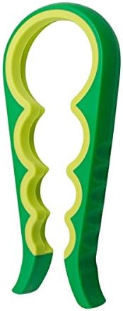 Jar Opener,Easily to Remove Stubborn Jar Lids and Bottle Caps for Small Strength Small Hands Arthritis Seniors (Green)