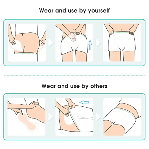 Mesh Postpartum Underwear 36 Packs Natural C-Section Delivery Post Surgical Recovery Disposable Washable Women\'s Panties (White-36pcs, M/L)