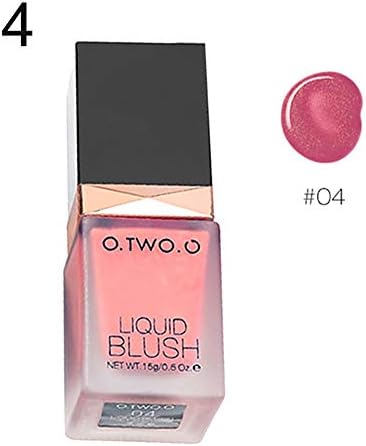 1PC Natural Liquid Blush Silky Blush For Lips And Cheeks Long-lasting Facial Blush Organic Liquid Blush Contour Make Up Natural Glow Enhancer Lotion(04#)