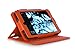 Fire HD 6 2014 Case, rooCASE Dual View Fire HD 6 Folio Case Cover with Stand [Supports Auto Sleep/Wake Feature] for Amazon Fire HD 6 2014, Orange