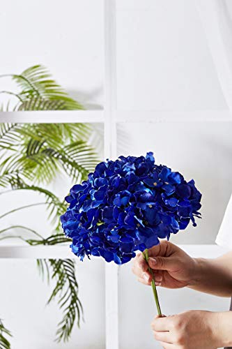Hydrangea Silk Flower Heads 10 Dusty Rose Artificial