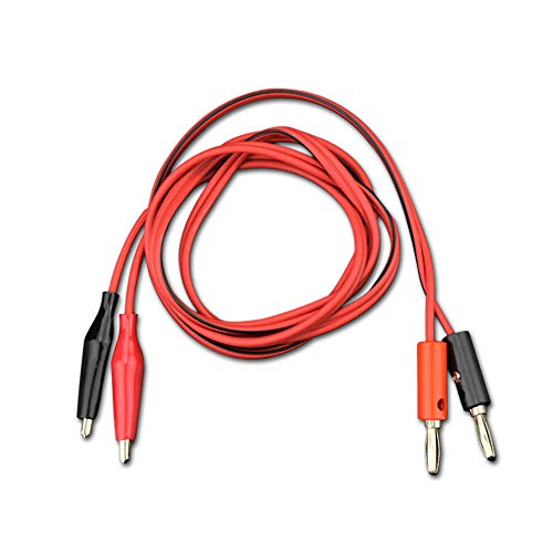 Multimeter Test Leads with Banana Plug Digital Multi Clamp Tester Probe Test Probes Leads with Clip for Electronic Power Test Leads Multimeter Repair Test Power Supply Accessories