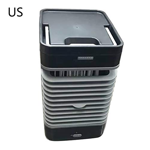 Styuty 3 in 1 Mini USB Portable Air Conditioner Conditioning Humidifier Purifier Air Cooler Personal Space Cooling Fan for Office Home Car Rechargeable