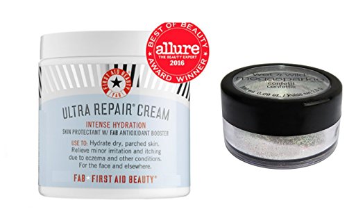 FAB First Aid Beauty Ultra Repair Cream Intense Hydration 2 oz and Wet'n Wild Shimmer Dust