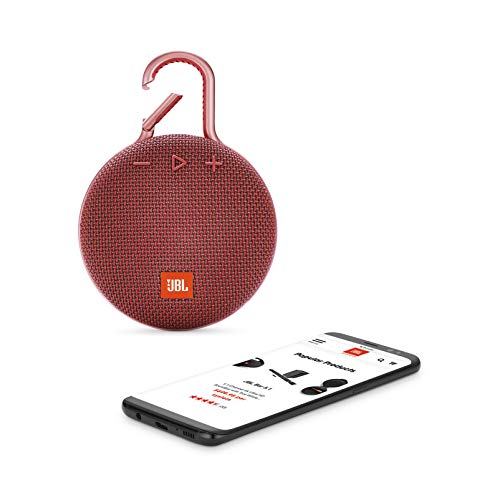 JBL CLIP 3 Waterproof Portable Bluetooth Speaker Red EGP1,275