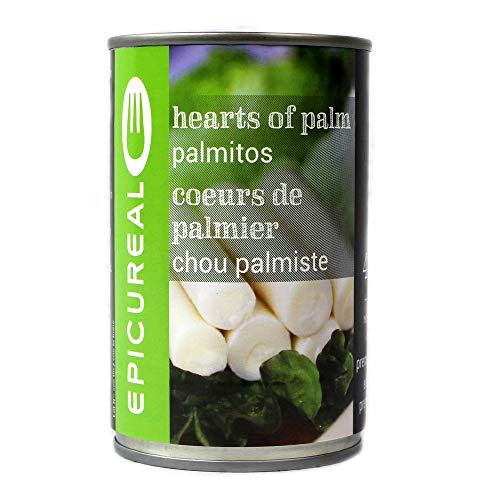 Epicureal Whole Hearts of Palm (Palmitos) - Pack of 3, 14 oz (400 g) Canned Palm Hearts | Perfect For Salads | Packed With Essential Vitamins & Minerals, Product Of Ecuador - Thumbnail 3