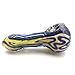 MYB 3.9 Inch Portable and Durable Flash Strip Stained Glass,Can be Used as a Collectible.（Yellow Blue)