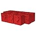 OccasionALL Red Gift Bags with Handles, Mini Holiday Gift Bags, Weddings, Birthdays, Retail & Merchandise Use, Party Favors, Shopping, Bulk, 4x2.75x4.5, 12 Pack