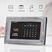 Digital Picture Frame iDeaPLAY 10.1 inch WiFi Touchscreen Photo Frame with 8GB Storage Volume, 1280x800 HD Display, Gift Choice,Support Photo, Music, Calendar, Clock - Driftwood
