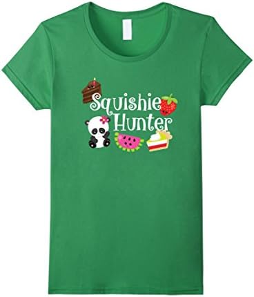 Womens Squishie Hunter T-shirt Small Grass