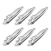 uxcell Slanted Tip Metal Manicure Tool Pedicure Nail Clipper Cutter 6 Pcs