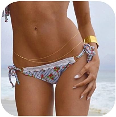 Defiro Bikini Harness Belly Chain Double-Layer Waist Beach Chain Women Jewelry