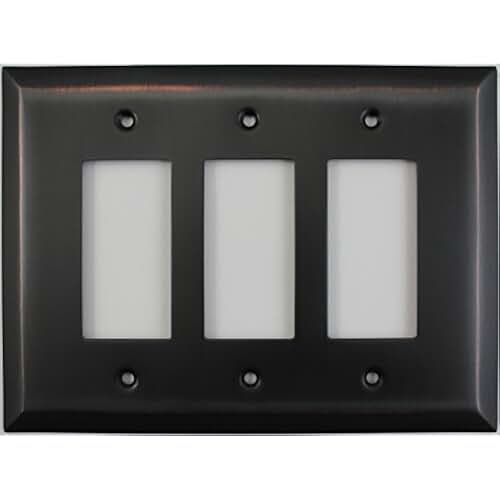 jumbo 3 gang wall plate