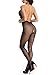 Amoretu Womens Halter Lingerie Fishnet Bodystocking Crotchless Catsuit Body Stockings