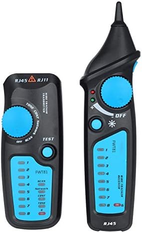 (#24) BSIDE FWT81 RJ11 / RJ45 Telephone Wire Tracker Toner Ethernet LAN Network Cable Tester